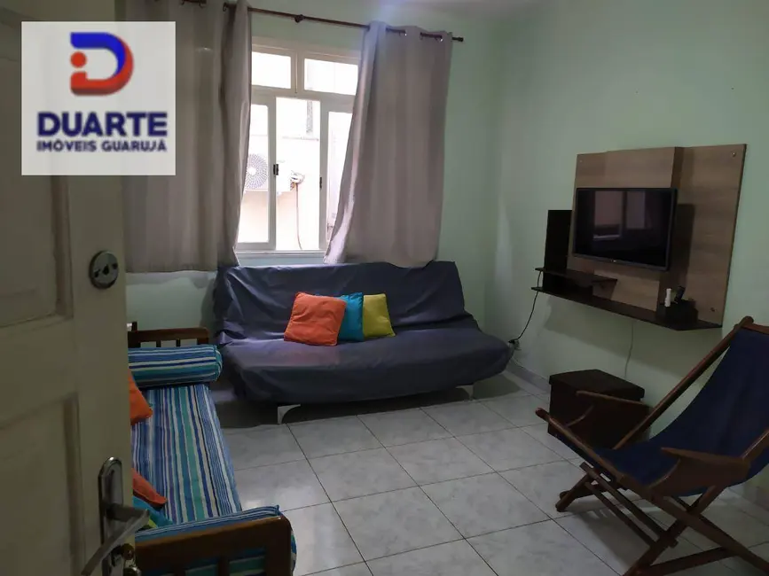 Foto 1 de Apartamento com 1 quarto à venda, 50m2 em Vila Alzira, Guaruja - SP