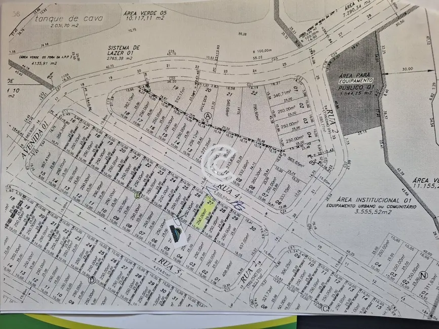 Foto 9 de Terreno / Lote à venda, 250m2 em Itupeva - SP