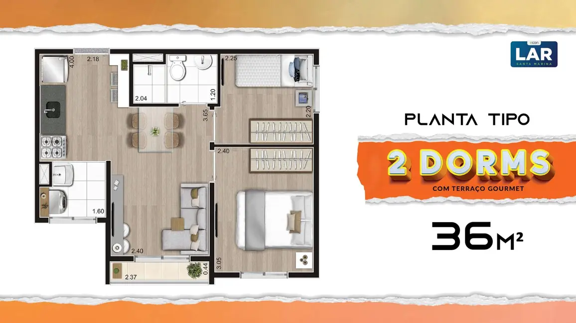 Apartamento com 2 quartos à venda em Barra Funda, São Paulo - SP - imagem 3 Foto 3 de Apartamento com 2 quartos à venda em Barra Funda, São Paulo - SP