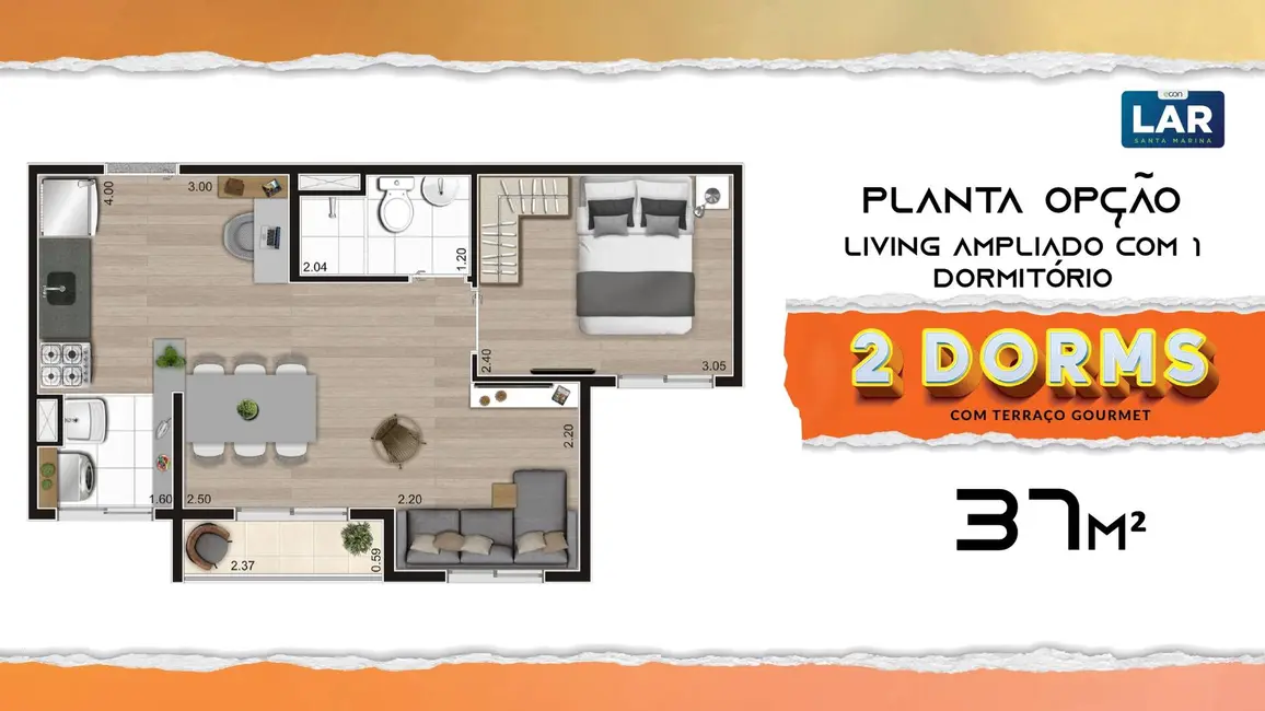 Apartamento com 2 quartos à venda em Barra Funda, São Paulo - SP - imagem 5 Foto 5 de Apartamento com 2 quartos à venda em Barra Funda, São Paulo - SP