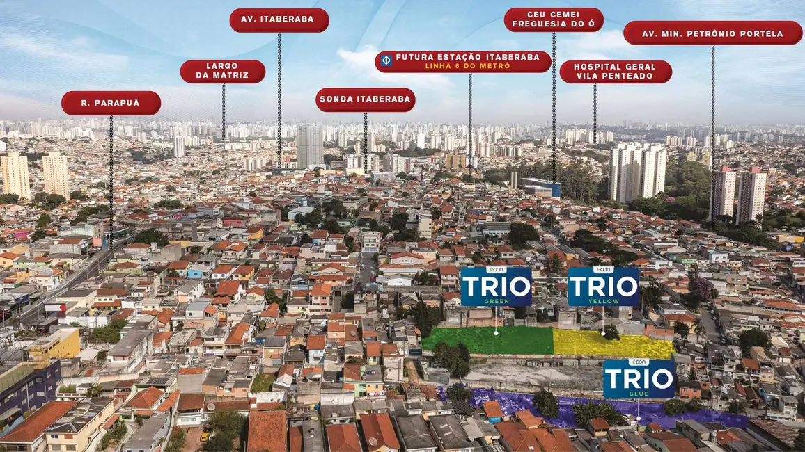 Foto 1 de Apartamento com 2 quartos à venda em Brasilândia, São Paulo - SP