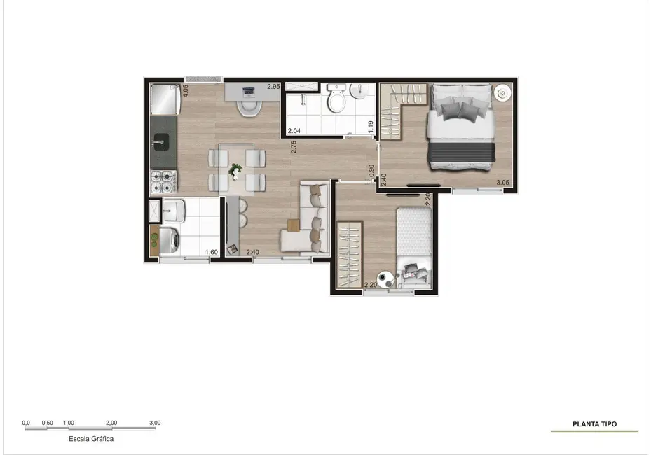 Foto 8 de Apartamento com 2 quartos à venda e para alugar em Parque Vitória, São Paulo - SP