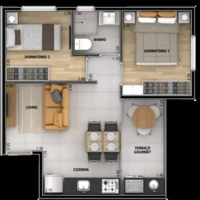 Foto 7 de Apartamento com 100 quartos à venda e para alugar, 1302m2 em Carandiru, São Paulo - SP