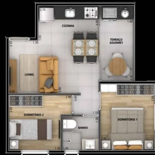 Foto 8 de Apartamento com 100 quartos à venda e para alugar, 1302m2 em Carandiru, São Paulo - SP