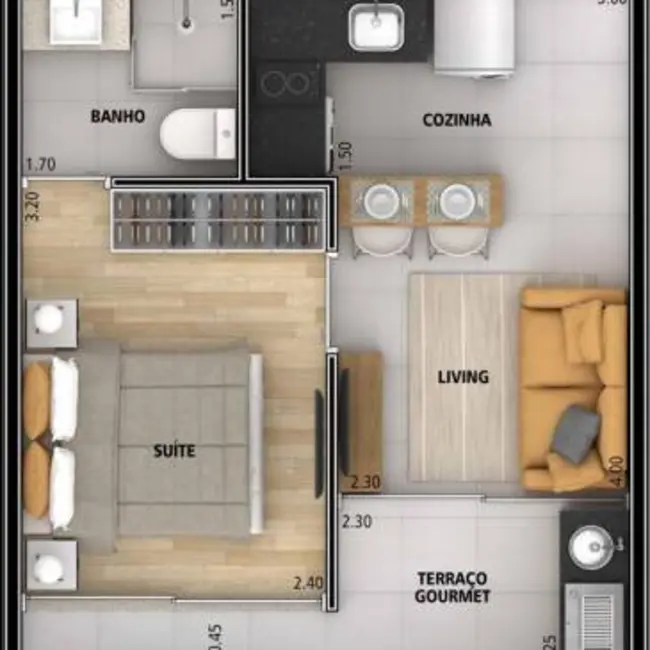Foto 3 de Apartamento com 100 quartos à venda e para alugar, 1302m2 em Carandiru, São Paulo - SP