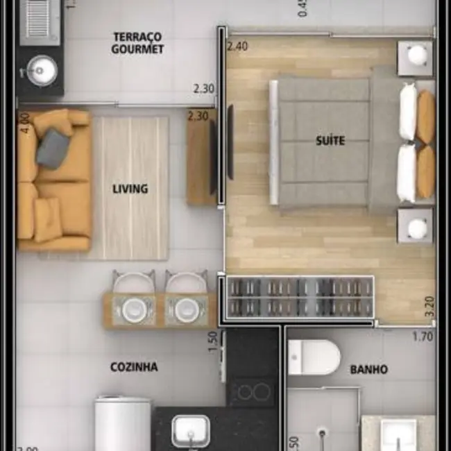 Foto 4 de Apartamento com 100 quartos à venda e para alugar, 1302m2 em Carandiru, São Paulo - SP