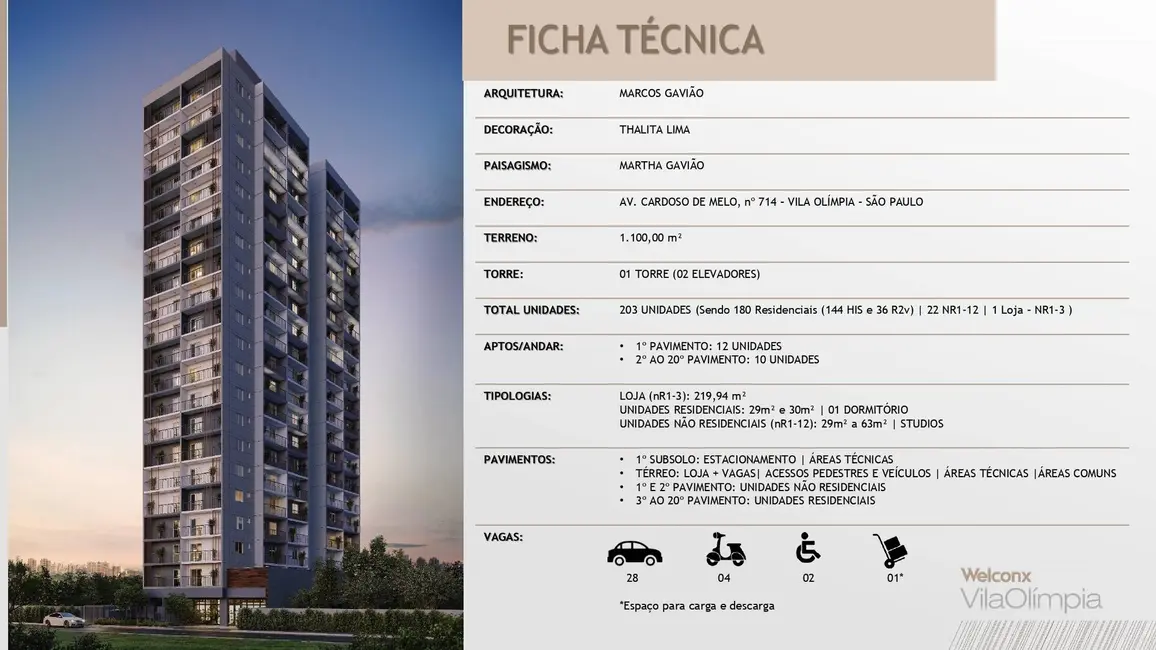 Foto 2 de Apartamento com 1 quarto à venda e para alugar em Vila Olímpia, São Paulo - SP
