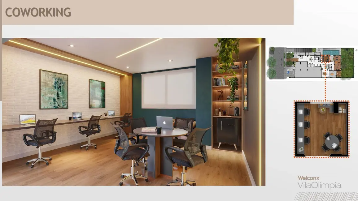 Apartamento com 1 quarto à venda e para alugar em Vila Olímpia, São Paulo - SP - imagem 5 Foto 5 de Apartamento com 1 quarto à venda e para alugar em Vila Olímpia, São Paulo - SP