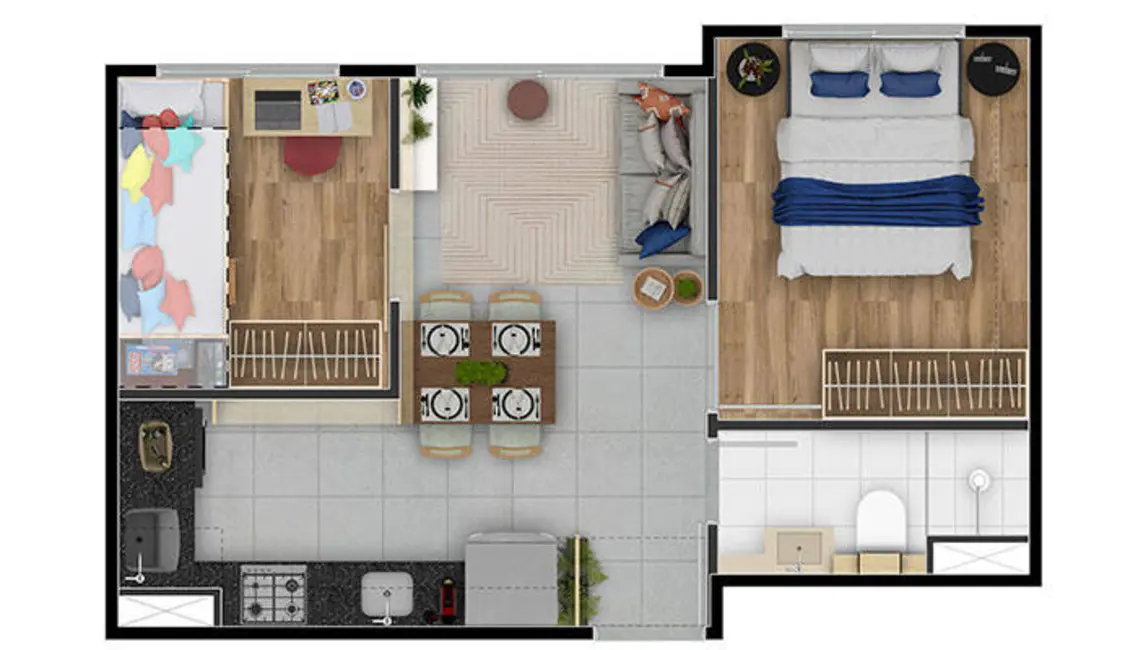 Foto 4 de Apartamento com 2 quartos à venda e para alugar em Jardim Pereira Leite, São Paulo - SP