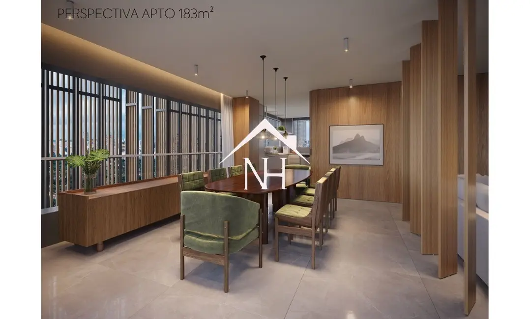 Apartamento com 3 quartos à venda, 183m2 em Vila Nova Conceição, São Paulo - SP - imagem 9 Foto 9 de Apartamento com 3 quartos à venda, 183m2 em Vila Nova Conceição, São Paulo - SP