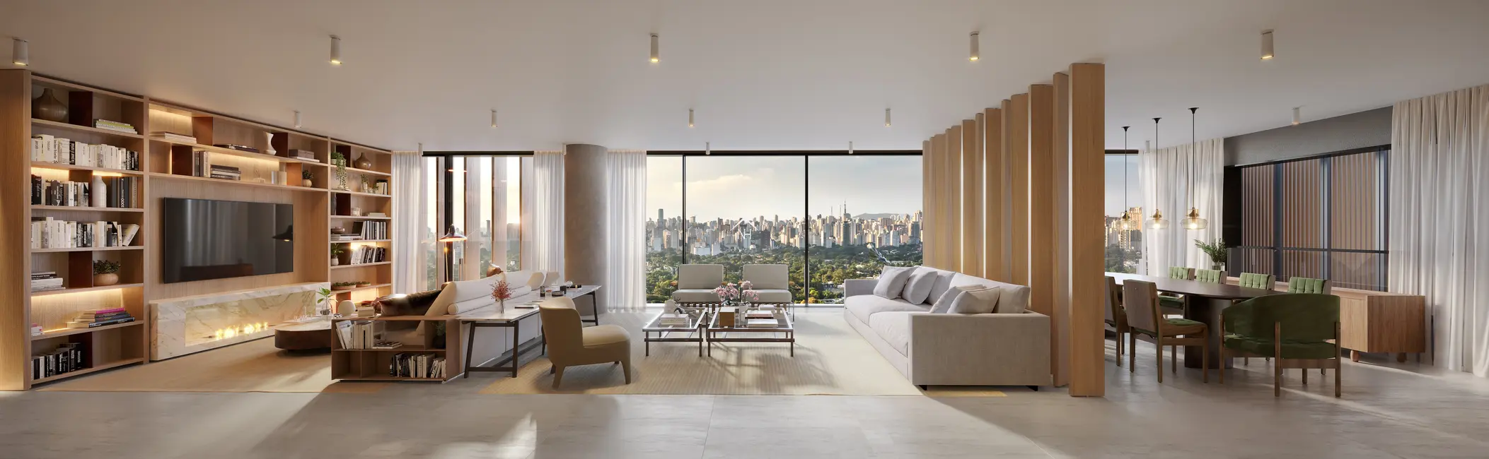 Apartamento com 3 quartos à venda, 183m2 em Vila Nova Conceição, São Paulo - SP - imagem 7 Foto 7 de Apartamento com 3 quartos à venda, 183m2 em Vila Nova Conceição, São Paulo - SP