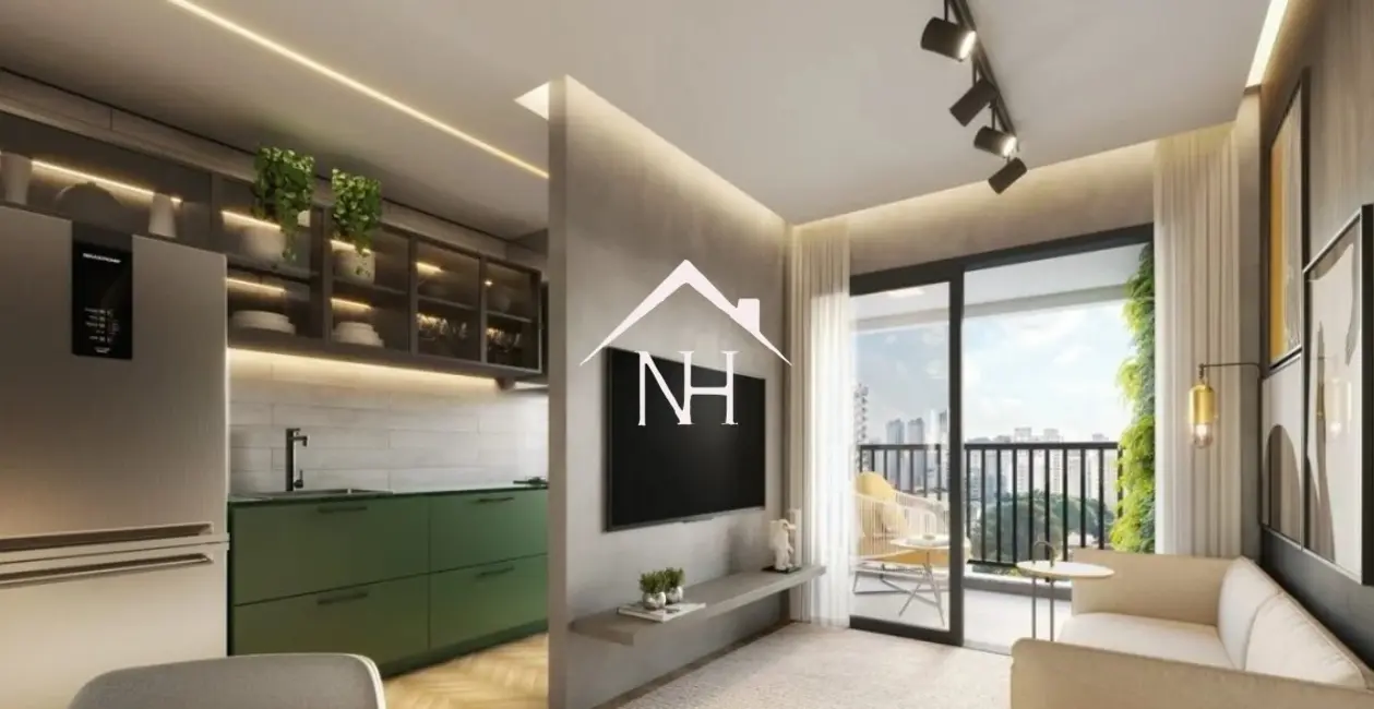 Foto 2 de Apartamento com 2 quartos à venda, 46m2 em Pinheiros, São Paulo - SP