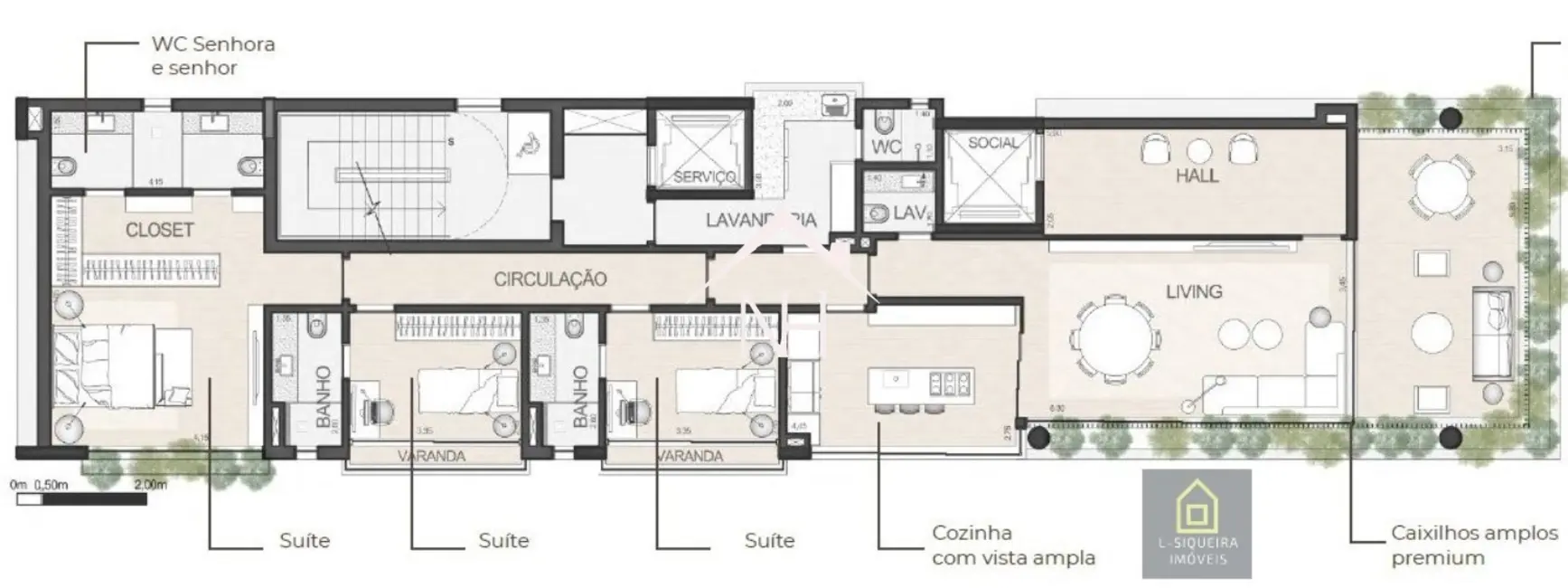 Foto 2 de Apartamento com 3 quartos à venda, 181m2 em Itaim Bibi, São Paulo - SP