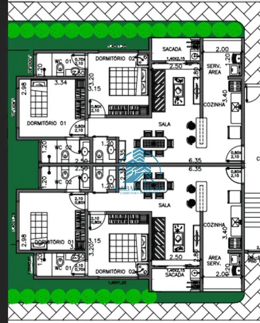 Foto 3 de Apartamento com 2 quartos à venda, 67m2 em Centro, Atibaia - SP