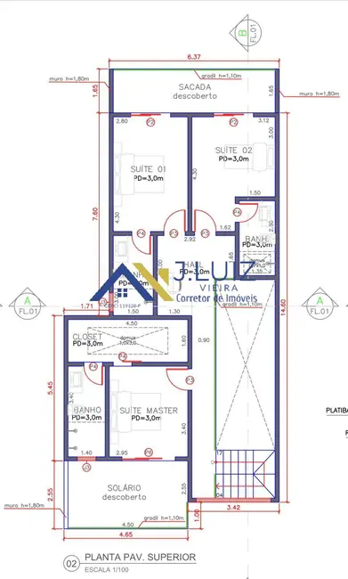Foto 6 de Casa com 4 quartos à venda, 204m2 em Jardim Mantova, Indaiatuba - SP