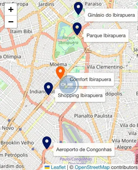 Apartamento com 1 quarto à venda, 30m2 em Indianópolis, São Paulo - SP - imagem 3 Foto 3 de Apartamento com 1 quarto à venda, 30m2 em Indianópolis, São Paulo - SP