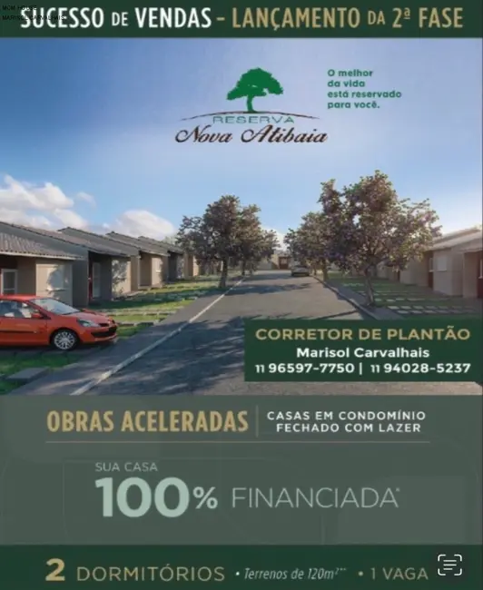 Foto 4 de Casa de Condomínio com 2 quartos à venda, 50m2 em Caetetuba, Atibaia - SP