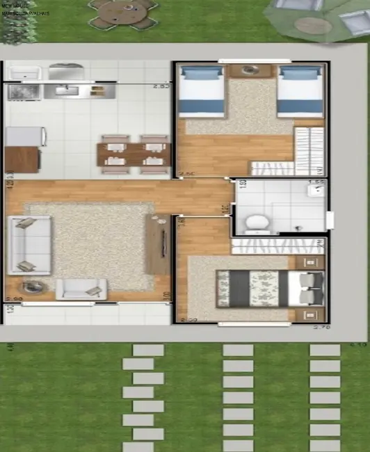 Foto 6 de Casa de Condomínio com 2 quartos à venda, 50m2 em Caetetuba, Atibaia - SP