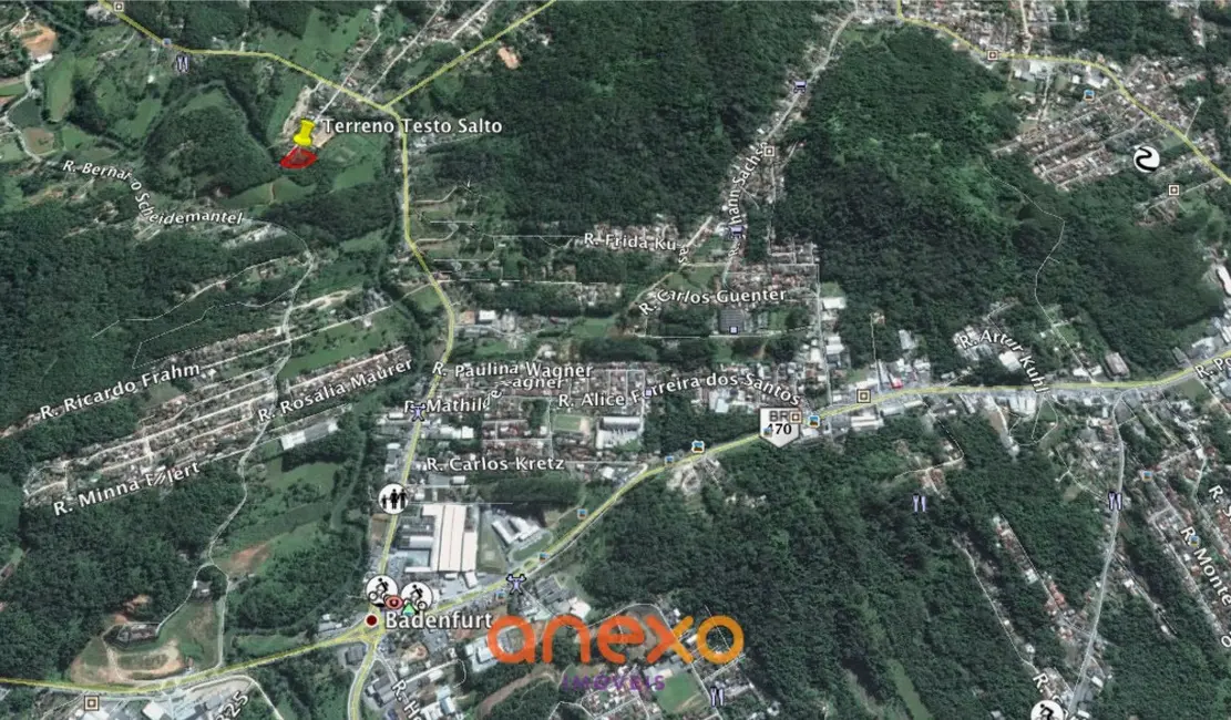 Chácara à venda, 6495m2 em Testo Salto, Blumenau - SC - imagem 4 Foto 4 de Chácara à venda, 6495m2 em Testo Salto, Blumenau - SC