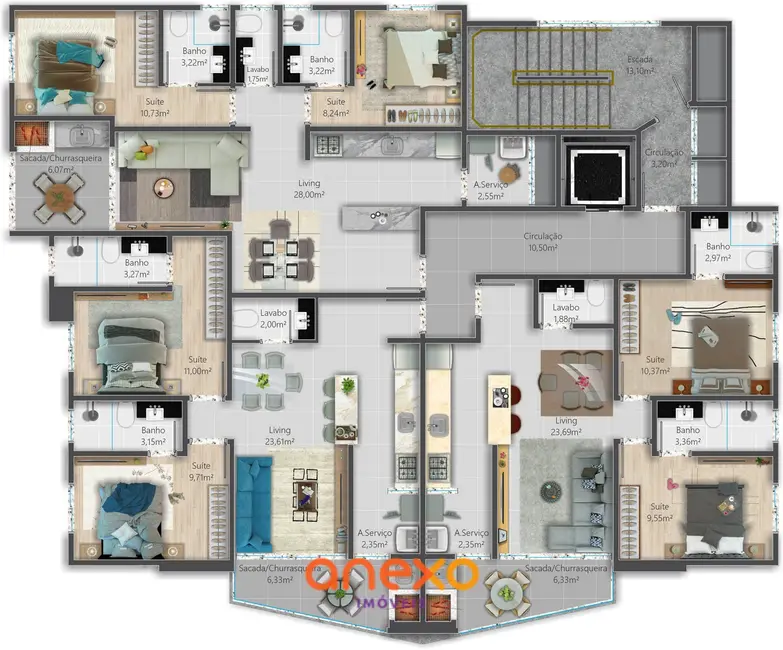 Foto 9 de Apartamento com 2 quartos à venda, 60m2 em Porto Belo - SC