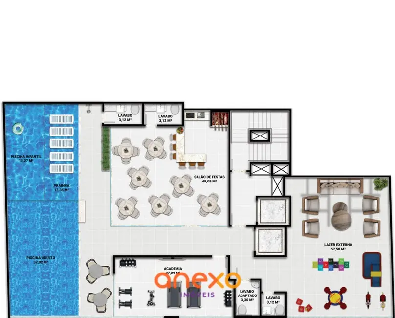 Foto 5 de Apartamento com 3 quartos à venda, 114m2 em Meia Praia, Itapema - SC