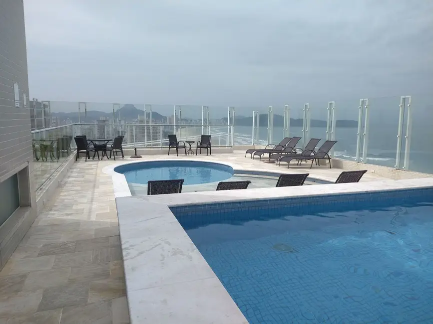 Foto 1 de Apartamento com 3 quartos para alugar, 123m2 em Aviação, Praia Grande - SP