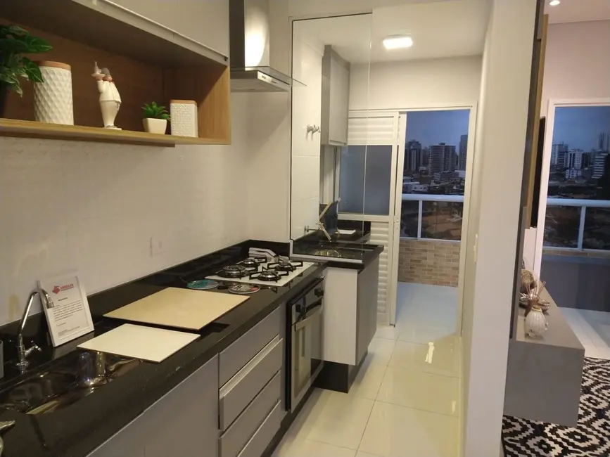 Foto 3 de Apartamento com 2 quartos à venda, 60m2 em Boqueirão, Praia Grande - SP