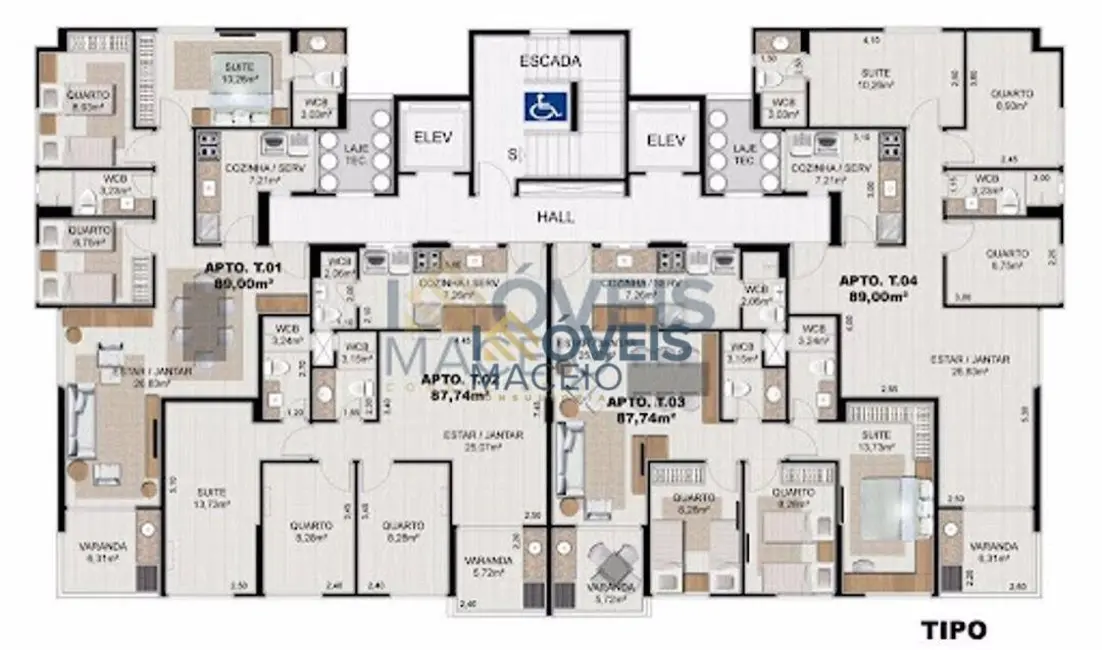 Apartamento à venda em Jatiúca, Maceio - AL - imagem 14 Foto 14 de Apartamento à venda em Jatiúca, Maceio - AL