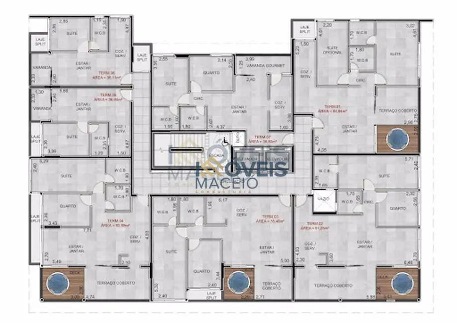 Apartamento com 1 quarto à venda, 37m2 em Ponta Verde, Maceio - AL - imagem 9 Foto 9 de Apartamento com 1 quarto à venda, 37m2 em Ponta Verde, Maceio - AL