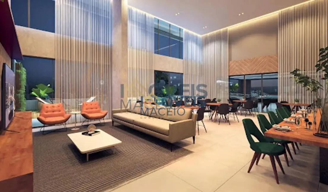 Apartamento com 2 quartos à venda, 61m2 em Ponta Verde, Maceio - AL - imagem 5 Foto 5 de Apartamento com 2 quartos à venda, 61m2 em Ponta Verde, Maceio - AL