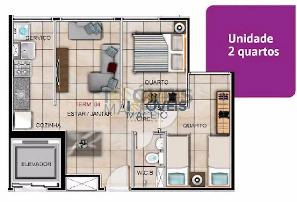 Apartamento à venda em Serraria, Maceio - AL - imagem 18 Foto 18 de Apartamento à venda em Serraria, Maceio - AL