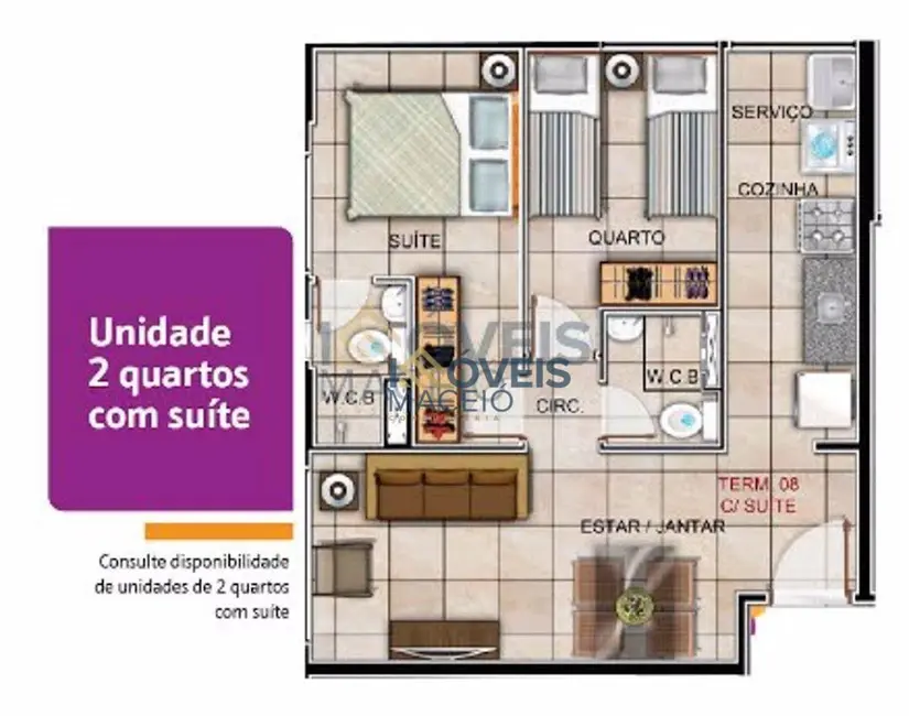 Apartamento à venda em Serraria, Maceio - AL - imagem 19 Foto 19 de Apartamento à venda em Serraria, Maceio - AL