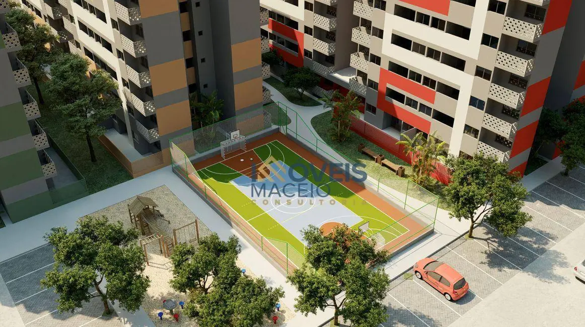 Foto 1 de Apartamento com 2 quartos à venda, 51m2 em Cidade Universitária, Maceio - AL