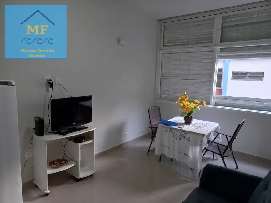 Foto 1 de Apartamento com 1 quarto à venda, 45m2 em Boqueirão, Santos - SP