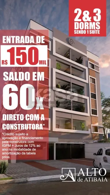 Foto 4 de Apartamento com 2 quartos à venda, 61m2 em Atibaia - SP
