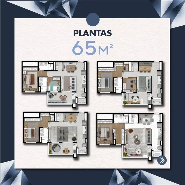 Foto 4 de Apartamento com 3 quartos à venda, 77m2 em Vila Osasco, Osasco - SP