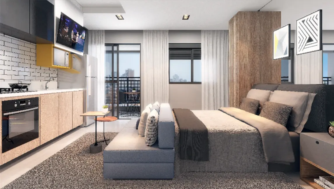 Apartamento com 1 quarto à venda, 24m2 em Centro, Osasco - SP - imagem 4 Foto 4 de Apartamento com 1 quarto à venda, 24m2 em Centro, Osasco - SP