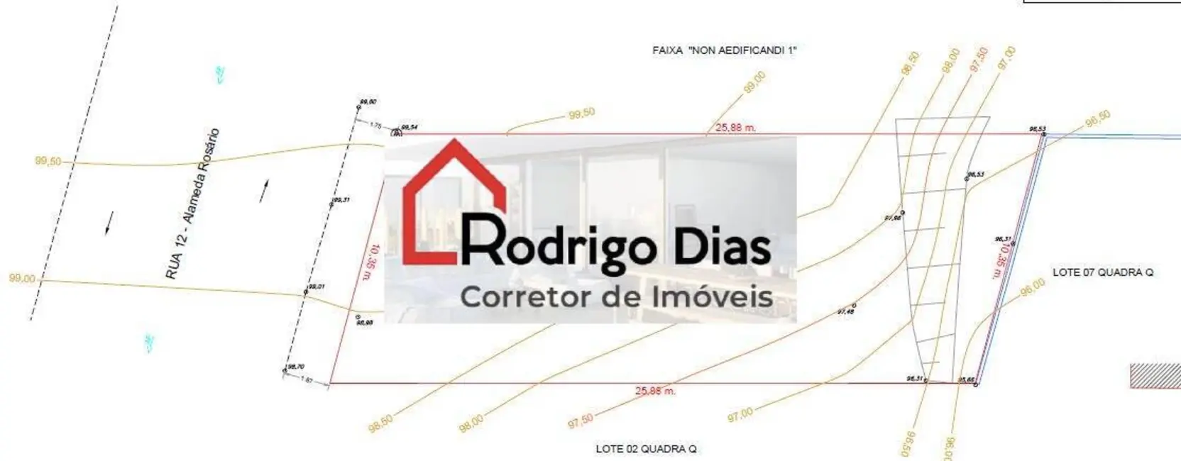 Foto 2 de Terreno / Lote à venda, 258m2 em Cabreuva - SP