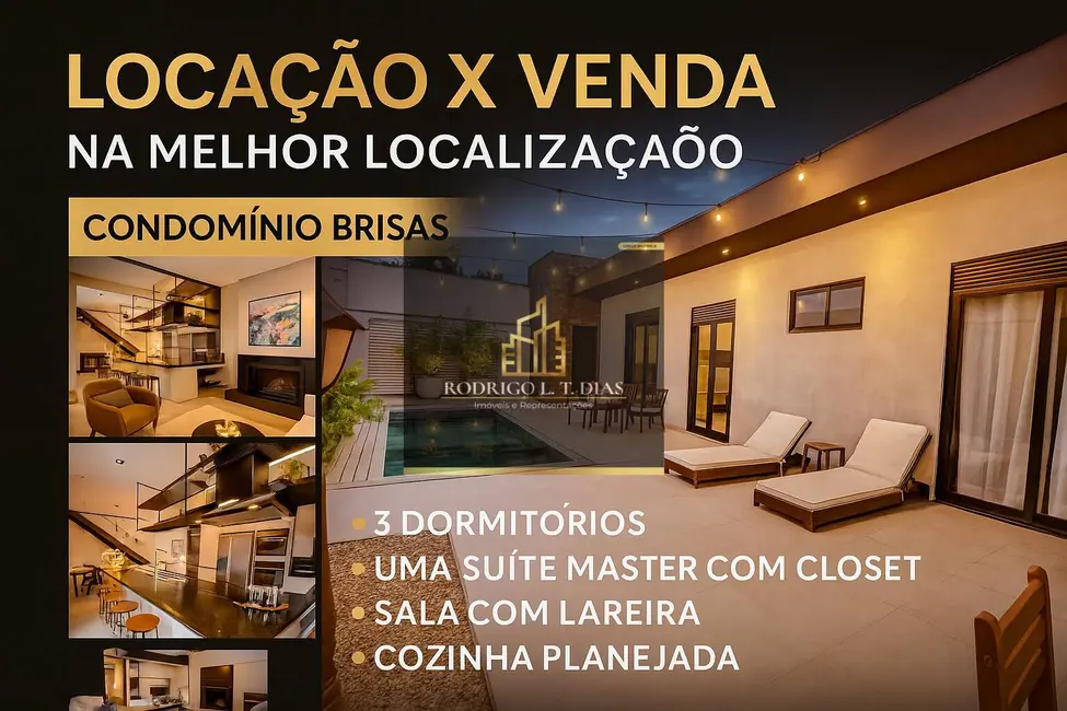 Foto 1 de Casa de Condomínio com 3 quartos à venda e para alugar, 300m2 em Jundiai - SP