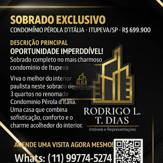 Casa de Condomínio com 3 quartos para alugar, 150m2 em Itupeva - SP - imagem 7 Foto 7 de Casa de Condomínio com 3 quartos para alugar, 150m2 em Itupeva - SP