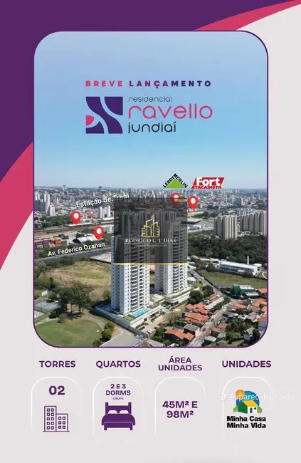 Apartamento com 3 quartos à venda e para alugar, 98m2 em Vila Nambi, Jundiai - SP - imagem 2 Foto 2 de Apartamento com 3 quartos à venda e para alugar, 98m2 em Vila Nambi, Jundiai - SP