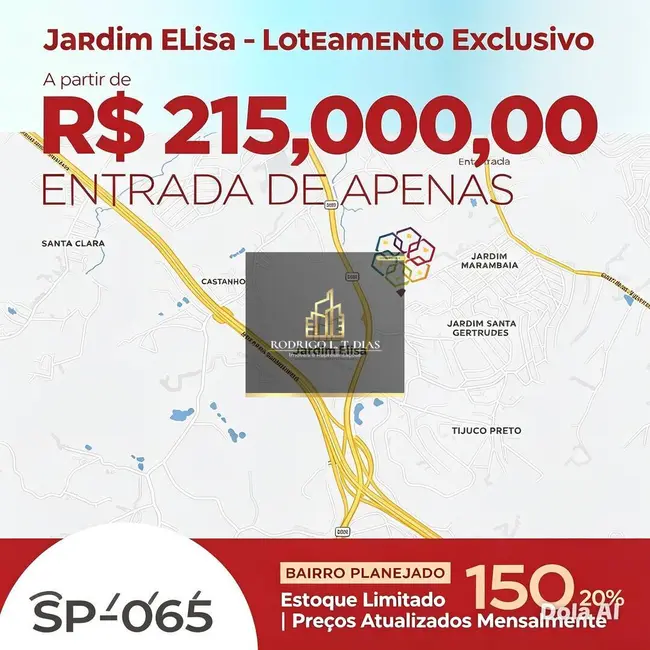 Foto 4 de Terreno / Lote à venda, 150m2 em Jardim Vale Verde, Jundiai - SP