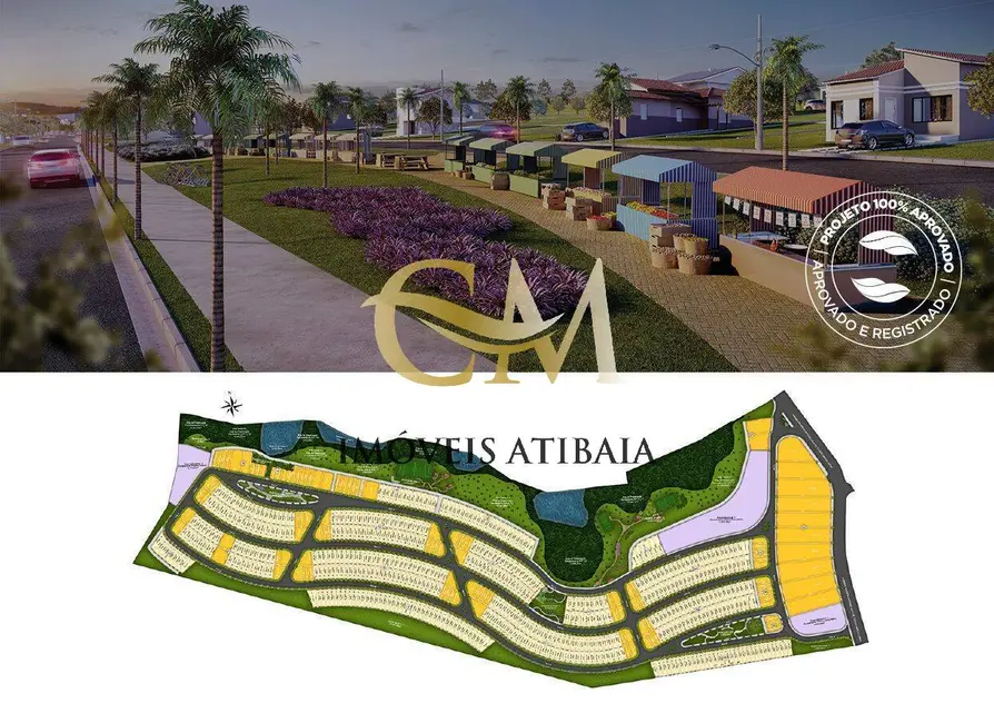 Foto 4 de Terreno / Lote à venda, 193m2 em Nova Cerejeira, Atibaia - SP