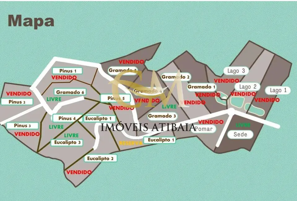 Foto 5 de Lote de Condomínio à venda, 20000m2 em Jardim São Felipe, Atibaia - SP