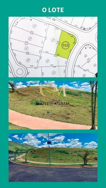 Foto 8 de Lote de Condomínio à venda, 1051m2 em Condomínio Residencial Itaporã de Atibaia, Atibaia - SP
