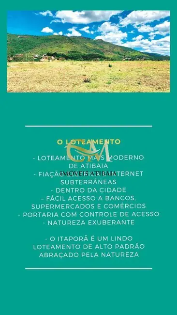 Foto 5 de Lote de Condomínio à venda, 1051m2 em Condomínio Residencial Itaporã de Atibaia, Atibaia - SP