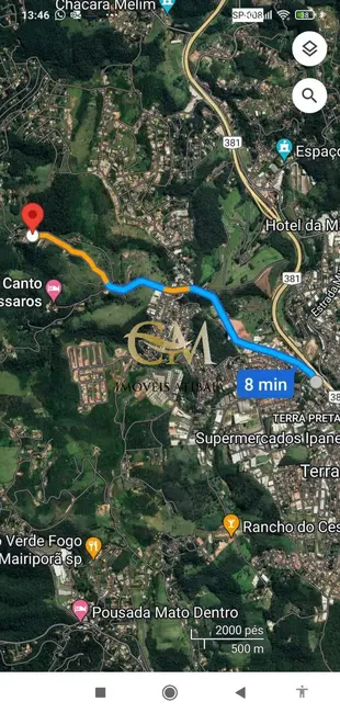 Foto 8 de Terreno / Lote à venda, 1103m2 em Mairipora - SP