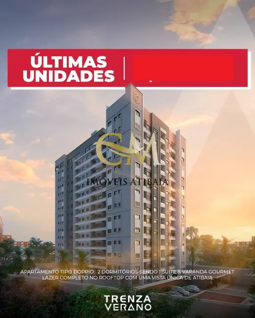 Foto 1 de Apartamento com 2 quartos à venda em Jardim Floresta, Atibaia - SP