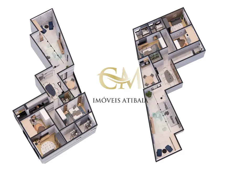 Foto 5 de Apartamento com 3 quartos à venda, 68m2 em Centro, Atibaia - SP