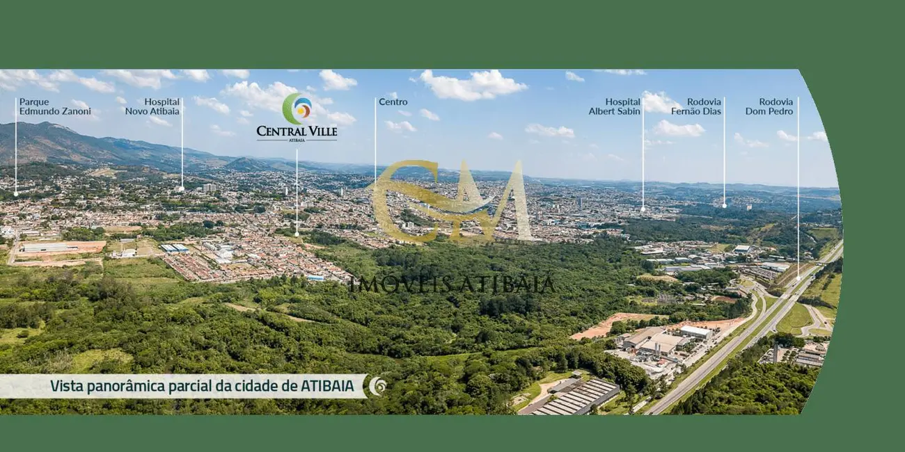 Foto 2 de Terreno / Lote à venda, 253m2 em Parque dos Coqueiros, Atibaia - SP